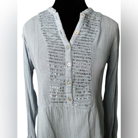 LOGO Cotton Blouse XS - Picture 2 of 8